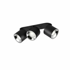 Luminaires Trio Spots Et Projecteurs|Plafonnier Trio GUAYANA Noir, 3 lumières