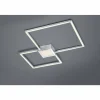 Luminaires Trio Éclairage Led|Plafonnier Trio HYDRA LED Nickel mat, 1 lumière