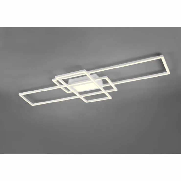 Luminaires Trio Éclairage Led|Plafonnier Trio Irvine LED Blanc, 1 lumière, Télécommandes