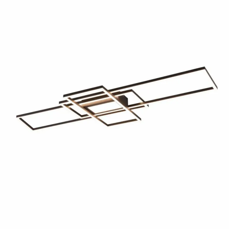 Luminaires Trio Éclairage Led|Plafonnier Trio Irvine LED Anthracite, 1 lumière, Télécommandes