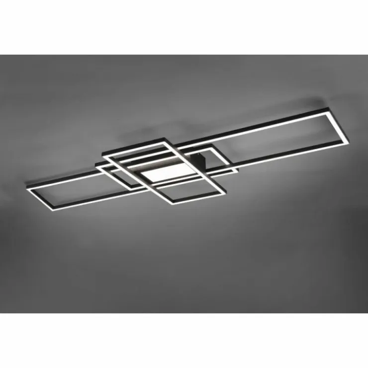 Luminaires Trio Éclairage Led|Plafonnier Trio Irvine LED Anthracite, 1 lumière, Télécommandes