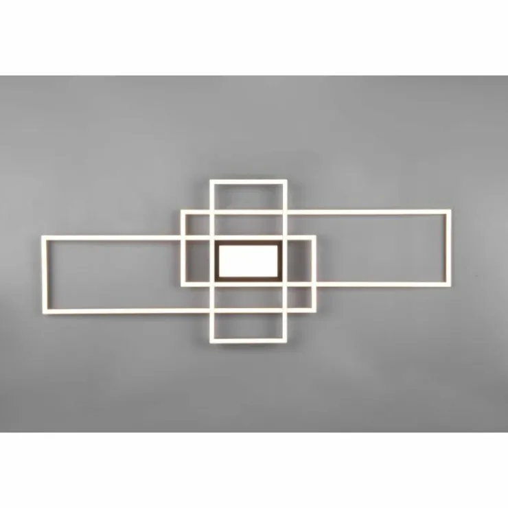 Luminaires Trio Éclairage Led|Plafonnier Trio Irvine LED Laiton, Noir, 1 lumière, Télécommandes