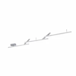Plafonnier Trio Leuchten WiZ MELBY LED Nickel mat, 1 lumière, Télécommandes, Changeur de couleurs