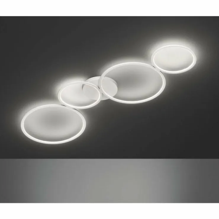 Luminaires Trio Éclairage Led|Plafonnier Trio Leuchten RONDO LED Blanc, 1 lumière