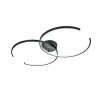Plafonnier Trio Leuchten WIZ CITIZEN LED Noir, 2 lumières, Télécommandes, Changeur de couleurs