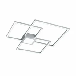 Luminaires Trio Éclairage Led|Plafonnier Trio Leuchten HYDRA LED Nickel mat, 1 lumière