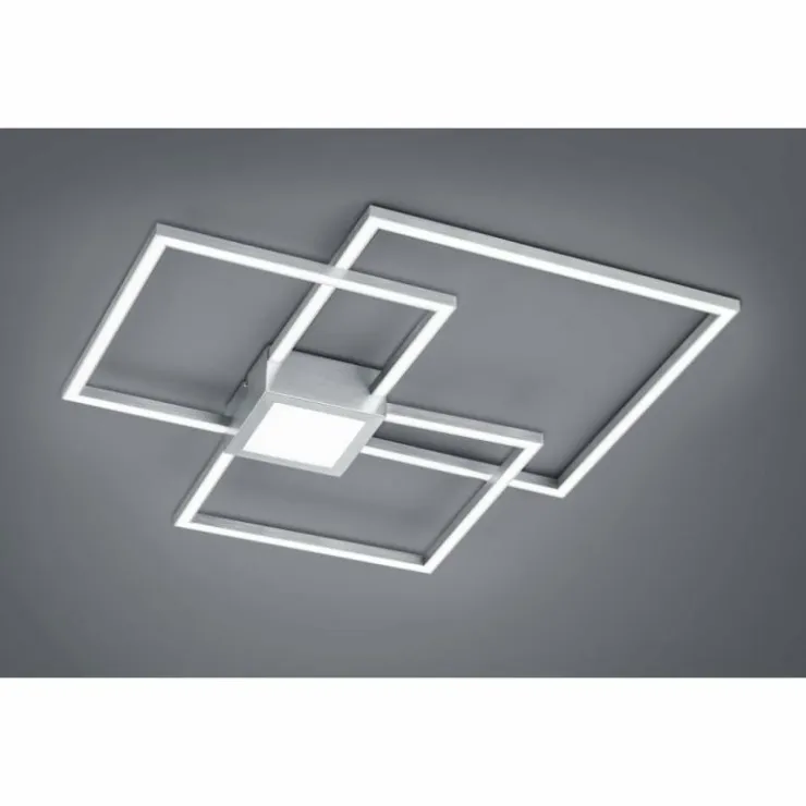 Luminaires Trio Éclairage Led|Plafonnier Trio Leuchten HYDRA LED Nickel mat, 1 lumière