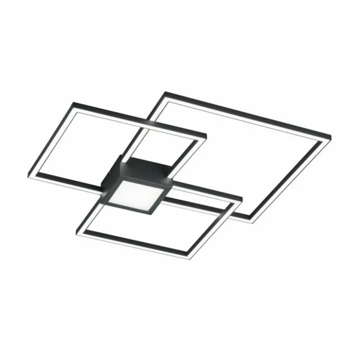 Luminaires Trio Éclairage Led|Plafonnier Trio Leuchten HYDRA LED Anthracite, 1 lumière