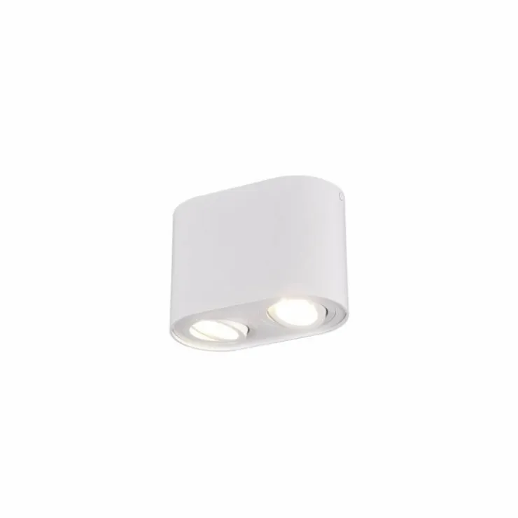 Luminaires Trio Plafonniers|Plafonnier Trio Leuchten COOKIE Blanc, 2 lumières