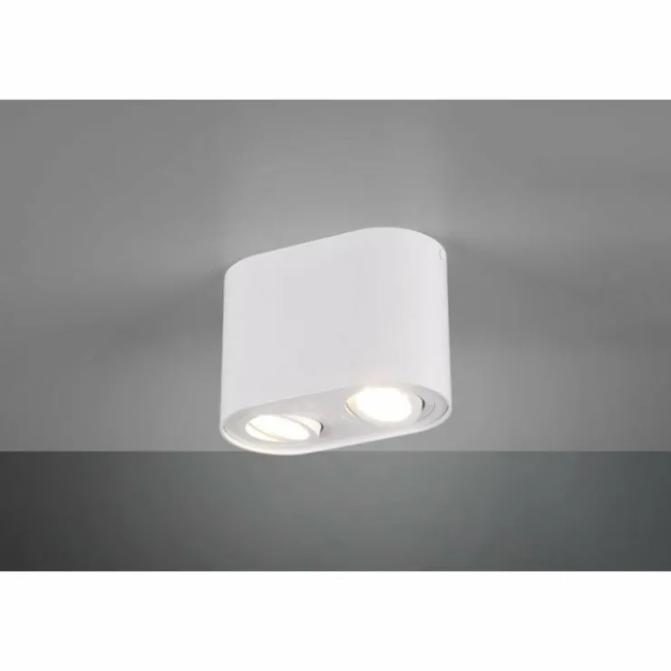 Luminaires Trio Plafonniers|Plafonnier Trio Leuchten COOKIE Blanc, 2 lumières