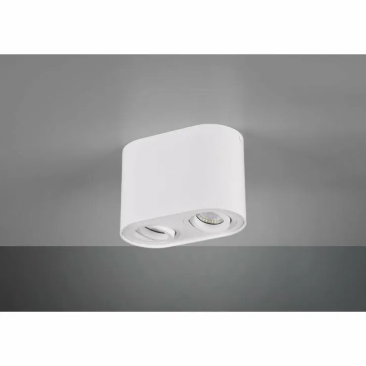 Luminaires Trio Plafonniers|Plafonnier Trio Leuchten COOKIE Blanc, 2 lumières