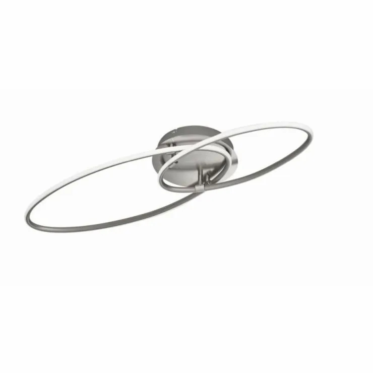 Luminaires Trio Éclairage Led|Plafonnier Trio Leuchten AVUS LED Nickel mat, 1 lumière
