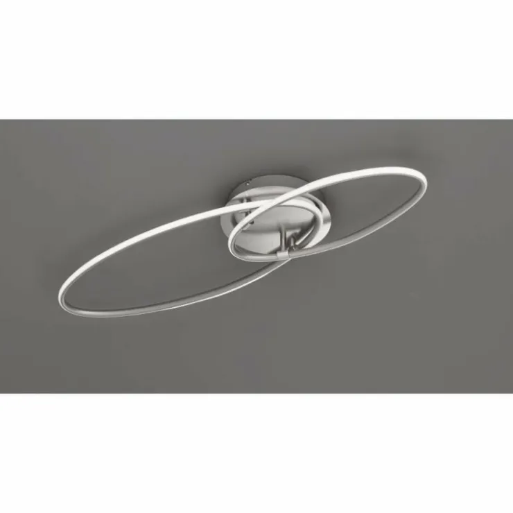 Luminaires Trio Éclairage Led|Plafonnier Trio Leuchten AVUS LED Nickel mat, 1 lumière