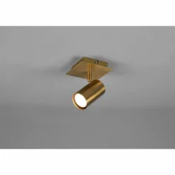 Luminaires Trio Spots Et Projecteurs|Plafonnier Trio Marley Vieux laiton, 1 lumière
