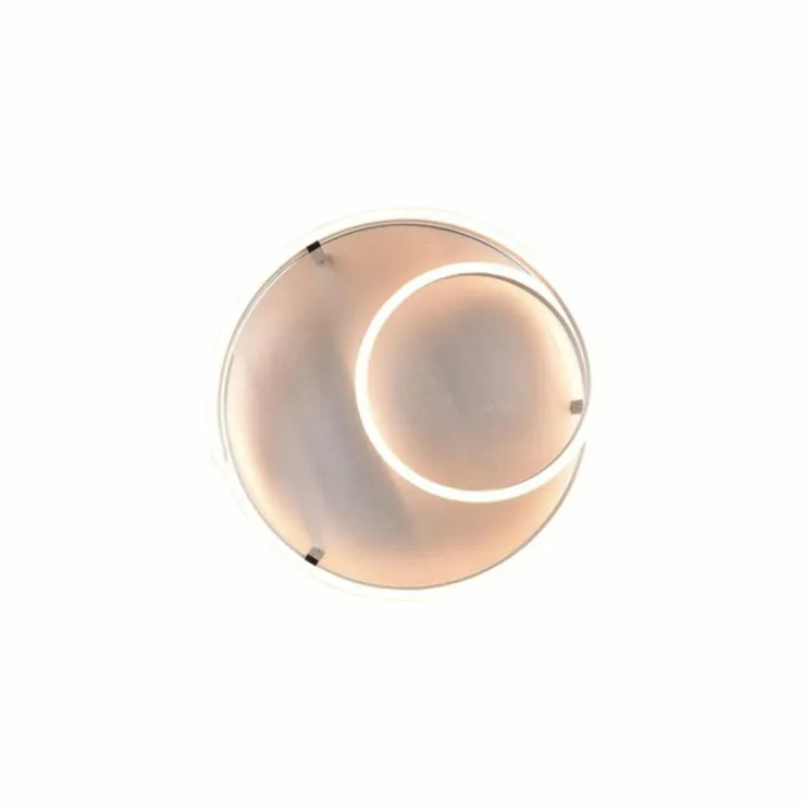 Luminaires Trio Éclairage Led|Plafonnier Trio Marnie LED Aluminium brossé, 1 lumière