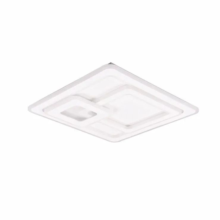 Luminaires Trio Éclairage Led|Plafonnier Trio Mita LED Blanc, 1 lumière, Télécommandes