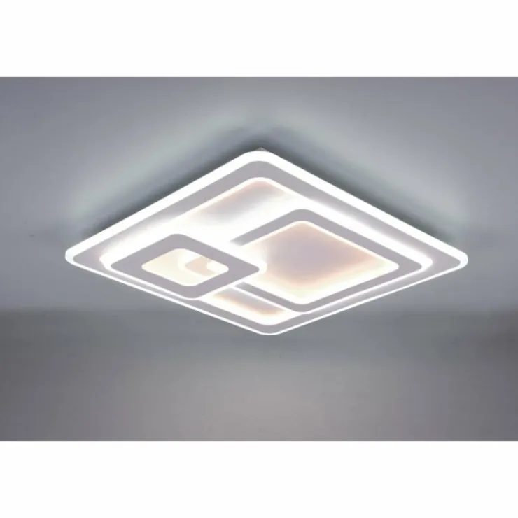 Luminaires Trio Éclairage Led|Plafonnier Trio Mita LED Blanc, 1 lumière, Télécommandes