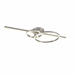 Luminaires Trio Éclairage Led|Plafonnier Trio MONTILLA LED Chrome, 1 lumière, Télécommandes