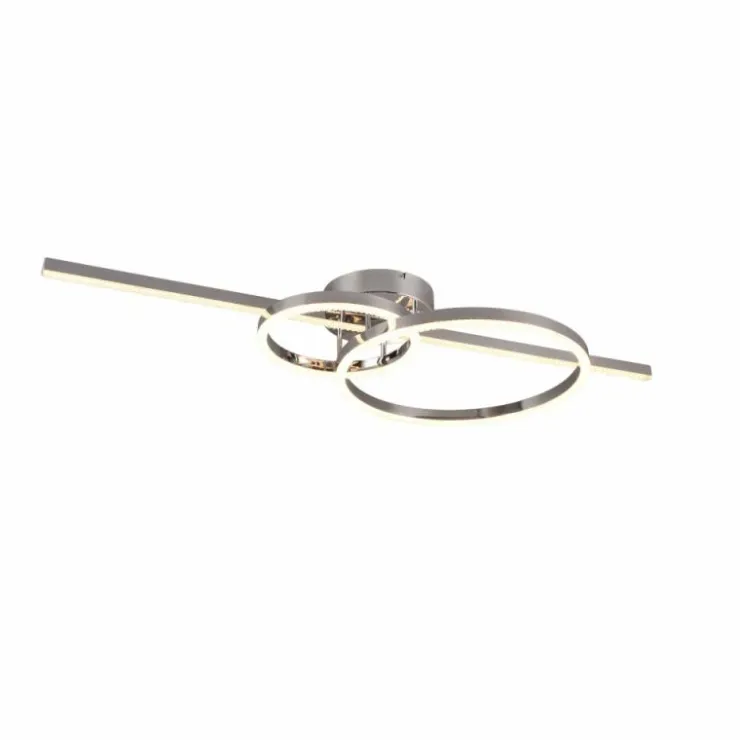 Luminaires Trio Éclairage Led|Plafonnier Trio MONTILLA LED Chrome, 1 lumière, Télécommandes