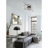 Luminaires Trio Éclairage Led|Plafonnier Trio MONTILLA LED Noir, 1 lumière, Télécommandes