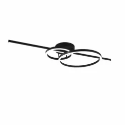 Luminaires Trio Éclairage Led|Plafonnier Trio MONTILLA LED Noir, 1 lumière, Télécommandes