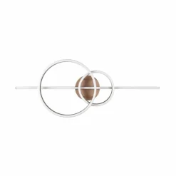 Luminaires Trio Éclairage Led|Plafonnier Trio MONTILLA LED Brun, 1 lumière, Télécommandes