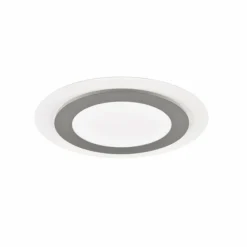 Luminaires Trio Éclairage Led|Plafonnier Trio MORGAN LED Nickel mat, 1 lumière, Télécommandes
