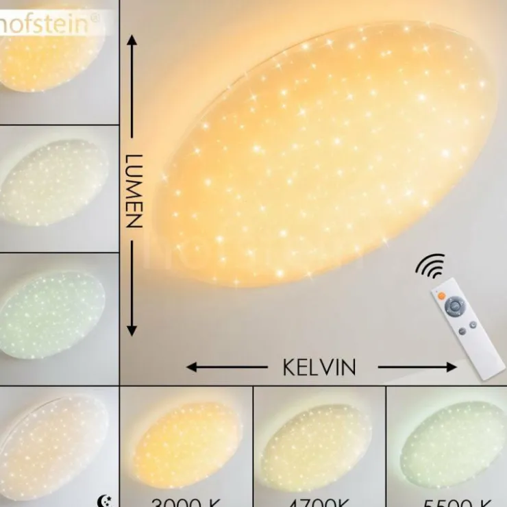 Luminaires Trio Éclairage Led|Plafonnier Trio NAGANO LED Blanc, 1 lumière, Télécommandes, Changeur de couleurs