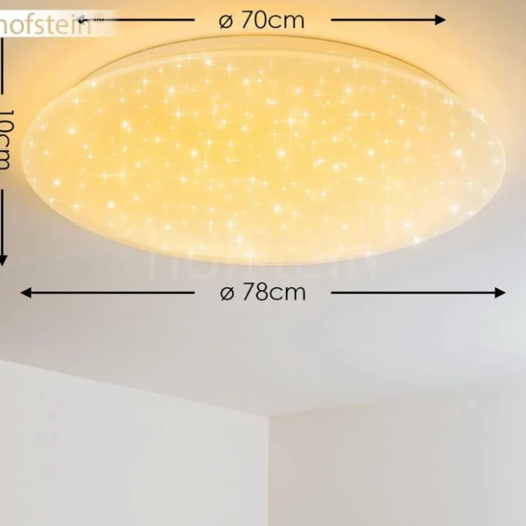 Luminaires Trio Éclairage Led|Plafonnier Trio NAGANO LED Blanc, 1 lumière, Télécommandes, Changeur de couleurs