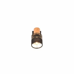 Luminaires Trio Spots Et Projecteurs|Plafonnier Trio NANDINI Noir, 1 lumière