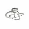 Luminaires Trio Éclairage Led|Plafonnier Trio OAKLAND LED Nickel mat, 1 lumière