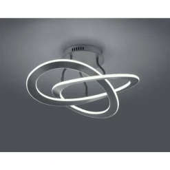 Luminaires Trio Éclairage Led|Plafonnier Trio OAKLAND LED Anthracite, 1 lumière