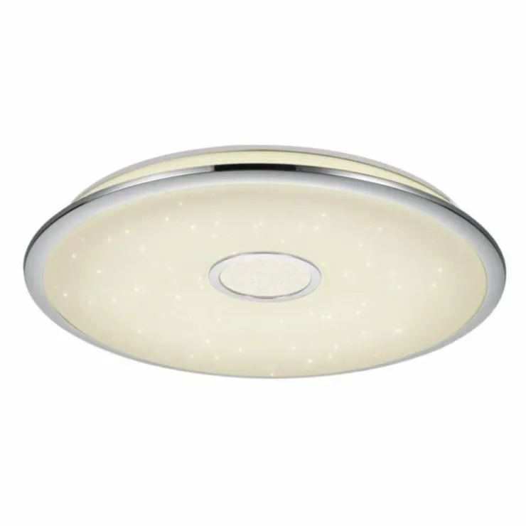 Luminaires Trio Éclairage Led|Plafonnier Trio OSAKA LED Chrome, 1 lumière, Télécommandes
