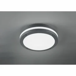 Plafonnier Trio Piave LED Anthracite, 1 lumière, Détecteur de mouvement