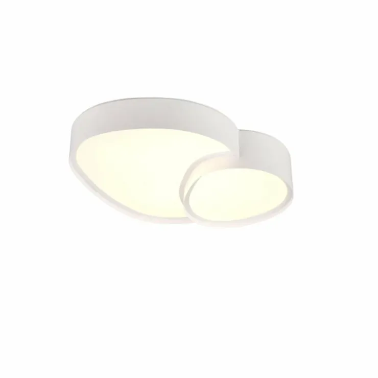Luminaires Trio Éclairage Led|Plafonnier Trio RISE LED Blanc, 1 lumière, Télécommandes