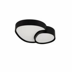 Luminaires Trio Éclairage Led|Plafonnier Trio RISE LED Noir, 1 lumière, Télécommandes