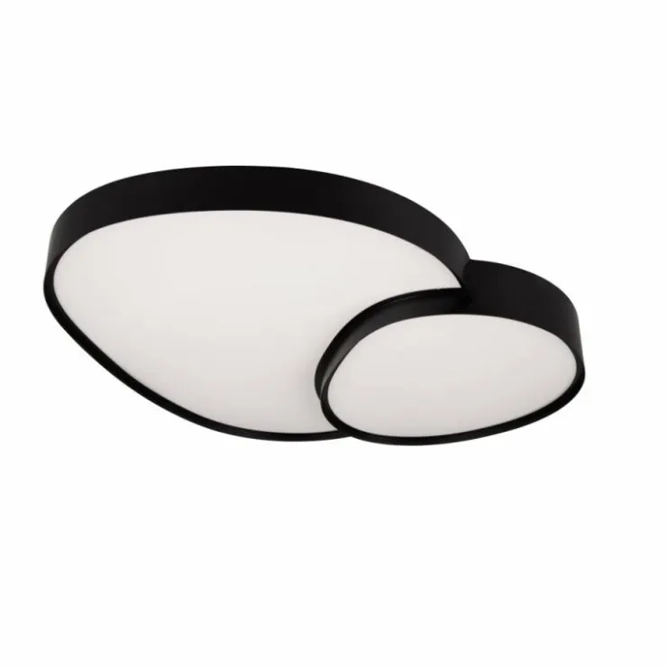 Luminaires Trio Éclairage Led|Plafonnier Trio RISE LED Noir, 1 lumière, Télécommandes
