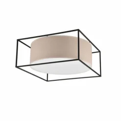 Luminaires Trio Plafonniers|Plafonnier Trio Ross Noir, 3 lumières