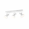 Luminaires Trio Spots Et Projecteurs|Plafonnier Trio Roxie Blanc, 3 lumières