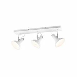 Luminaires Trio Spots Et Projecteurs|Plafonnier Trio Roxie Blanc, 3 lumières