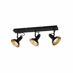 Luminaires Trio Spots Et Projecteurs|Plafonnier Trio Roxie Noir, 3 lumières