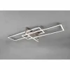 Luminaires Trio Éclairage Led|Plafonnier Trio Salinas LED Nickel mat, 1 lumière