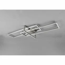 Luminaires Trio Éclairage Led|Plafonnier Trio Salinas LED Nickel mat, 1 lumière
