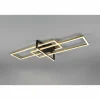 Luminaires Trio Éclairage Led|Plafonnier Trio Salinas LED Noir, 1 lumière