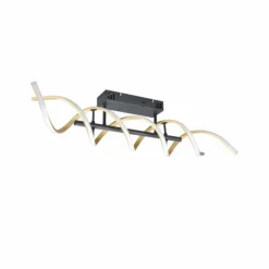 Luminaires Trio Éclairage Led|Plafonnier Trio Sequence LED Laiton, Noir, 1 lumière