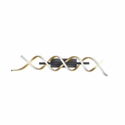 Luminaires Trio Éclairage Led|Plafonnier Trio Sequence LED Laiton, Noir, 1 lumière