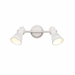 Luminaires Trio Spots Et Projecteurs|Plafonnier Trio Steam Ancien, Blanc, 2 lumières