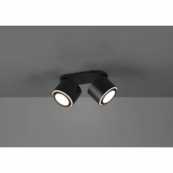 Luminaires Trio Éclairage Led|Plafonnier Trio Taurus LED Noir, 4 lumières