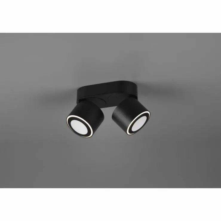 Luminaires Trio Éclairage Led|Plafonnier Trio Taurus LED Noir, 4 lumières
