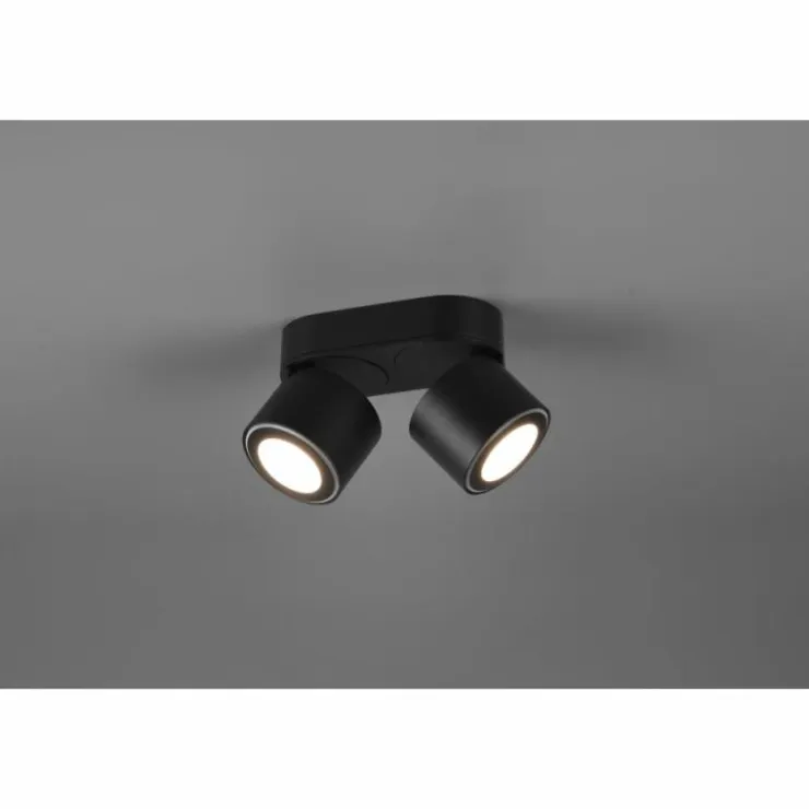 Luminaires Trio Éclairage Led|Plafonnier Trio Taurus LED Noir, 4 lumières